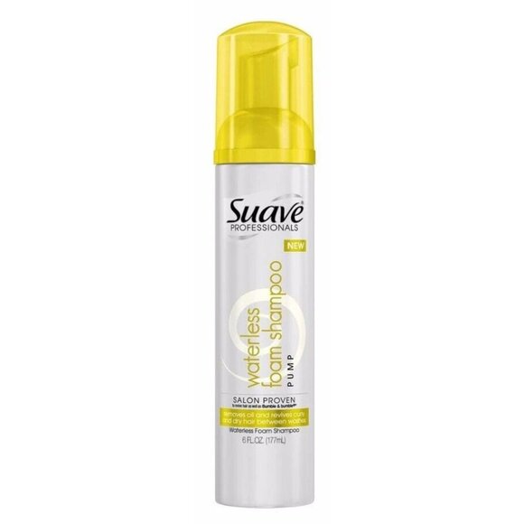Suave Professionals Waterless Foam Shampoo Pump 6 Fl Oz, 2 Pack - Picture 1 of 1